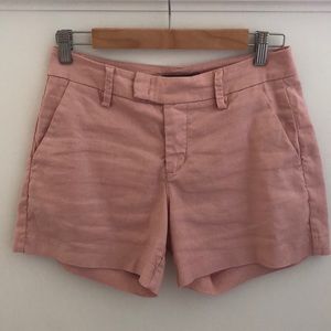 Level 99 Rose Linen Blend  Shorts